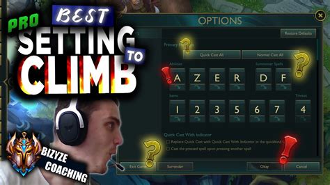 League of Legends Pro Settings and Gear List.